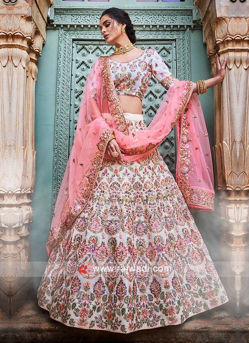 Online Shopping Site for Books, Women Clothes, Jewelry.....Beautiful Latest  Design Lehenga Choli With Heavy Butter Silk For Women And Girls.