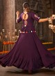 Navratri Special Purple Rayon Viscose Lehenga Choli