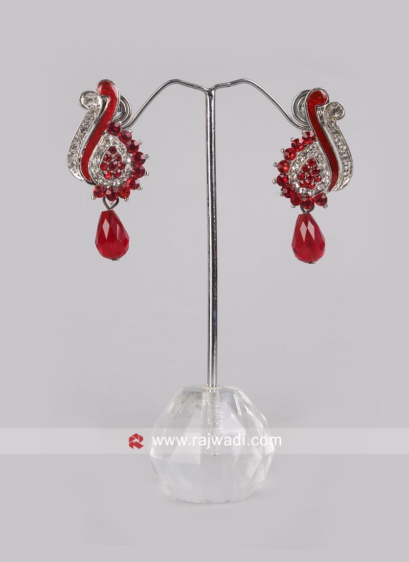 Beautiful Red Drop Earrings