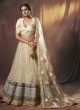 Beige Sequins Sangeet Lehenga Choli