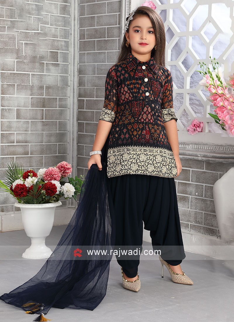 Women Crepe Printed Patiyala Salwar Suit Dress Material – Peplos Jeans