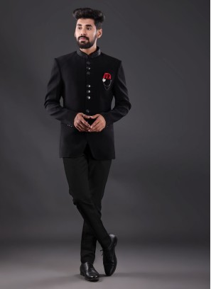 Enticing Royal Bandh Gala Suit Set