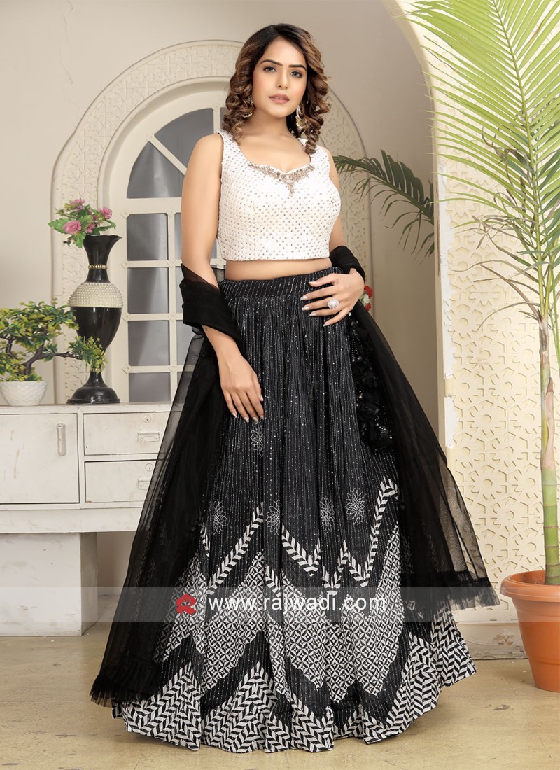 Mesmeric Thread Readymade Lehenga Choli -