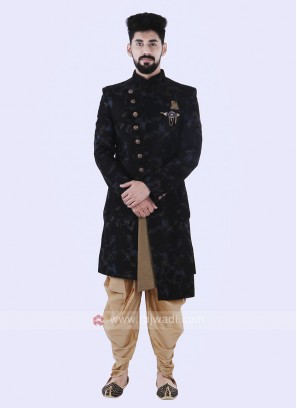 Black Color Stylish Indo Western