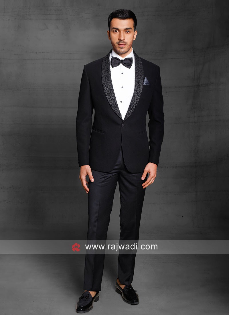 Buy Black Designer Art Silk Fabric Patiala Suit | Appelle Fashion