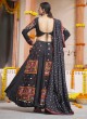 Black Embroidered Designer Navratri Lehenga Choli