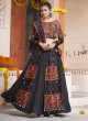 Black Embroidered Designer Navratri Lehenga Choli