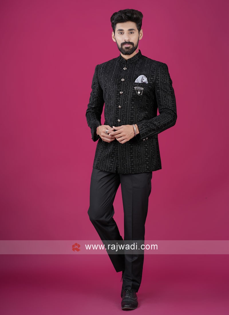 Black hotsell jodhpuri coat