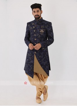 Blue Color Mens Indo-Western