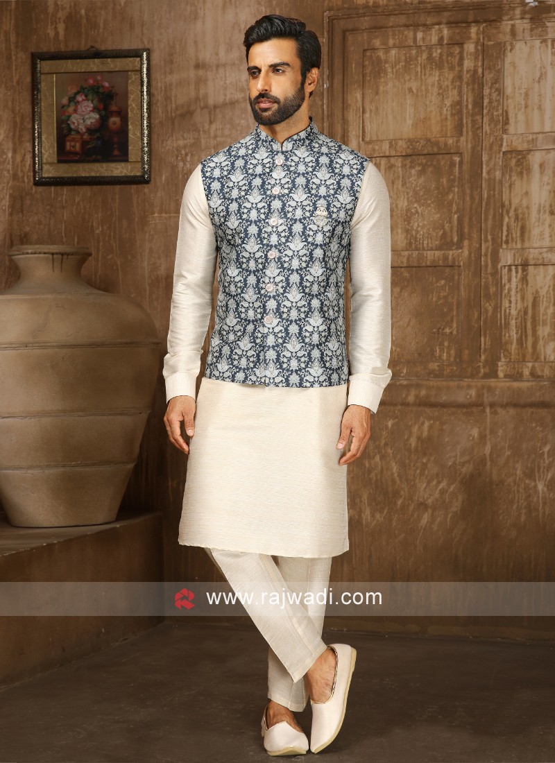 Asymmetric deals nehru jacket