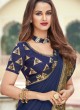 Blue Engagement Designer Saree