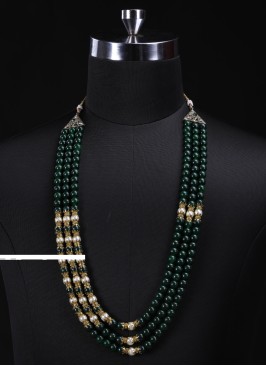 Bottle Green Groom Wear Mala