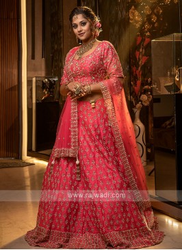 Pink Bridal Lehenga Choli