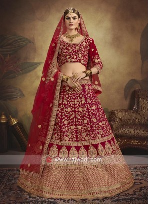 Bridal Velvet Heavy Lehenga Choli