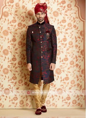 Brocade silk indo-western