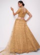 Brown Net Wedding Trendy Lehenga Choli