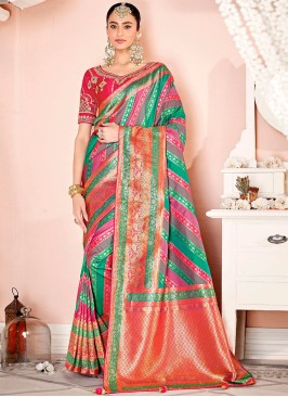 Charismatic Multi Colour Viscose Classic Saree