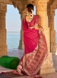 Cherubic Weaving Pink Classic Designer Saree