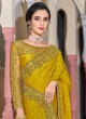 Gorgeous Golden Yellow Silk Saree