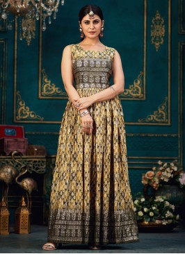Chinon Multi Colour Floor Length Gown