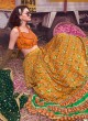 Chinon Mustard Readymade Lehenga Choli