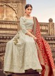 Cream Lucknowi Embroidered Designer Lehenga Choli