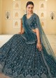 Congenial Net Mirror Morpeach  Lehenga Choli