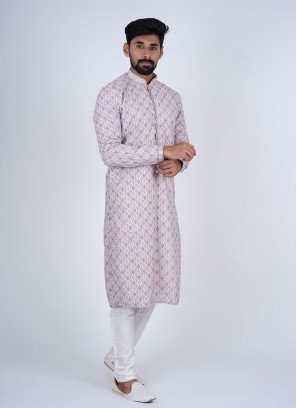 Cotton Multi Color Kurta Pajama