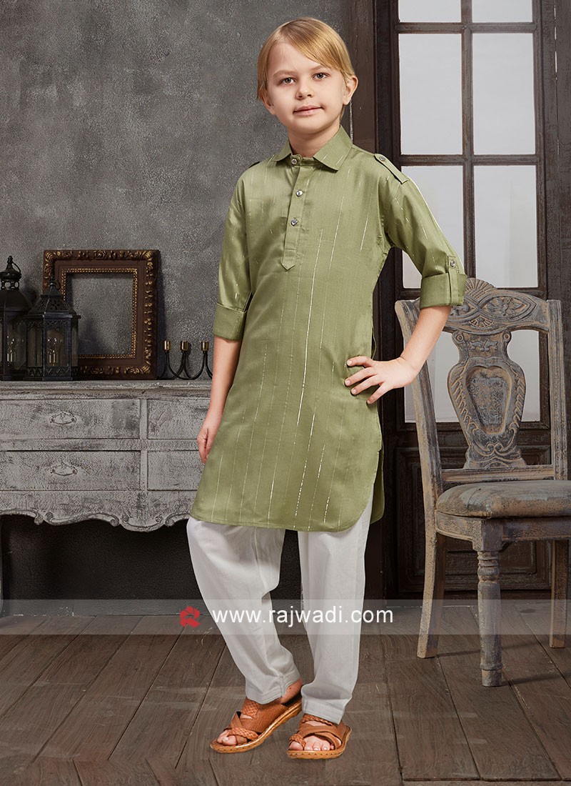 Rajwadi pathani hot sale kurta