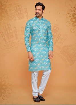 Cotton Silk Designer Kurta Pajama For Men