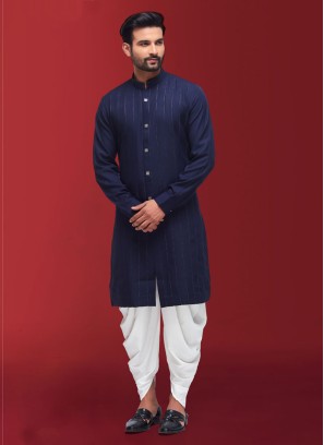 Cotton Silk Indowestern For Men