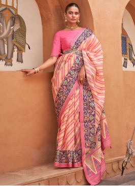 Multi Colored Festive Wear Saree
