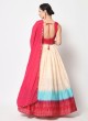 Festive Multi Color Chinon Silk Lehenga Choli