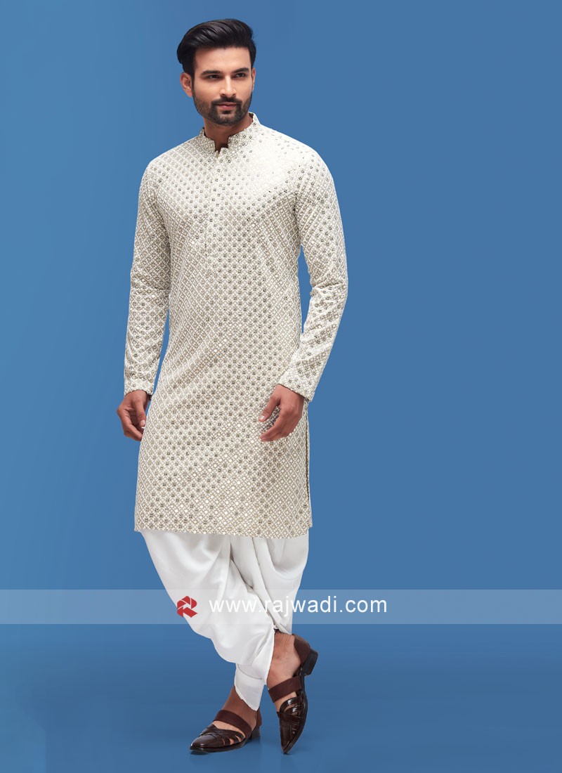 Royal Blue Color Indowestern For Men