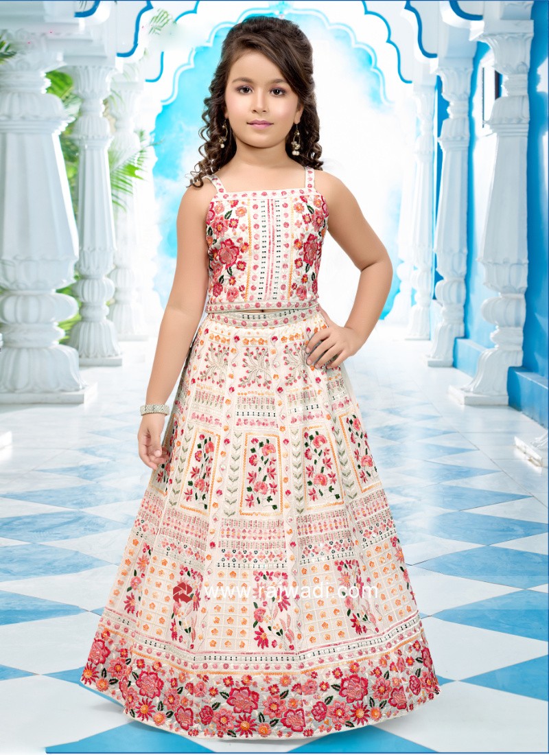 Buy Mustard Lehenga Choli for Kids – Mumkins