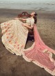 Off White Georgette Embroidered A Line Lehenga Choli