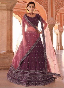 Dainty Wine Festival A Line Lehenga Choli