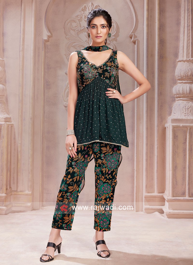 Design 1007-1010 Riya Roman Silk Readymade Pant Style Suits – Kavya Style  Plus