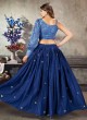 Royal Blue Readymade Lehenga Choli