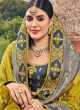 Mehendi Green Weaving Silk Designer Saree