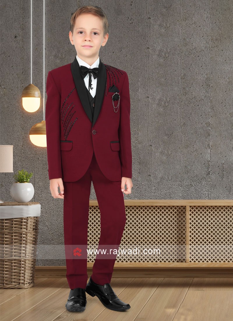 Kids deals maroon blazer