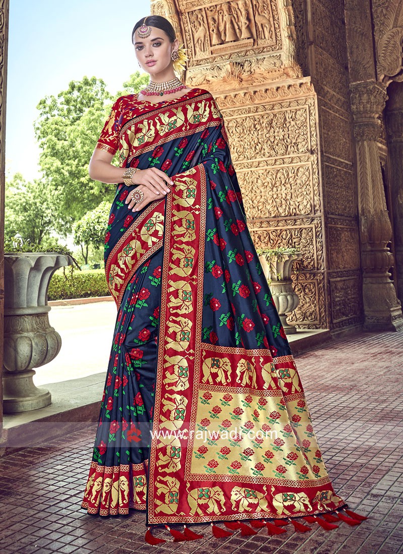 Wedding Wear Designer Banarasi Saree, 5.5 m (separate blouse piece) at Rs  999 in Surat