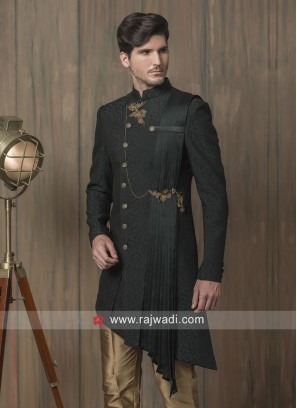 Designer Black Indo Western