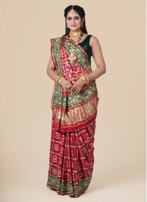 Gharchola Sarees: Traditional Outfits For Gujarati & Rajasthani Brides |  saree.com by Asopalav