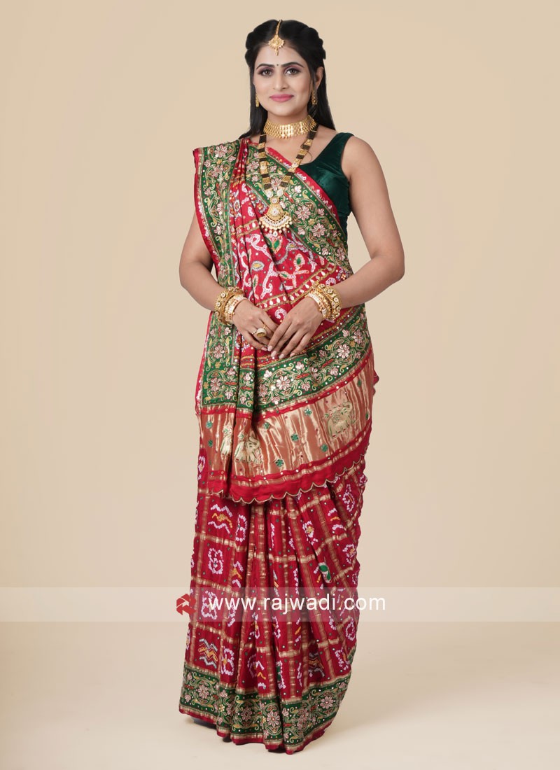 Find Different Varieties of Stunning Gujarati Sarees in Surat – Textile  InfoMedia