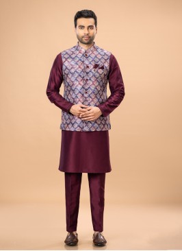 Designer Nehru Jacket Set For Men