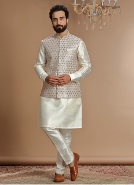 Designer Nehru Jacket Set For Men