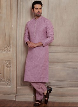 Designer Onion Pink Kurta Pajama