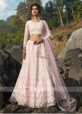 Designer Pink Color Lehenga Choli