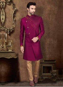 Designer Purple Indo-Western